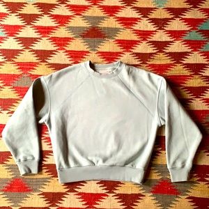 Everlane Pull-Over Crew Neck Sweatshirt Light “Sky” Blue, Size Medium